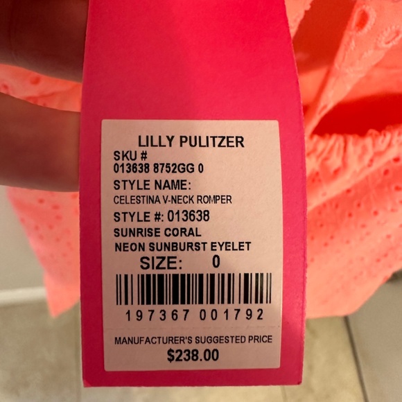 NWT lily eyelet romper - Picture 3 of 3